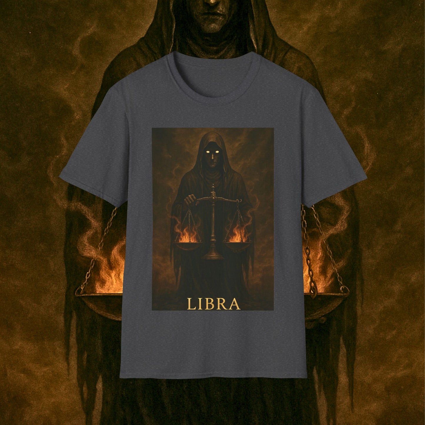 "Camiseta LIBRA – El Guardián del Equilibrio"
