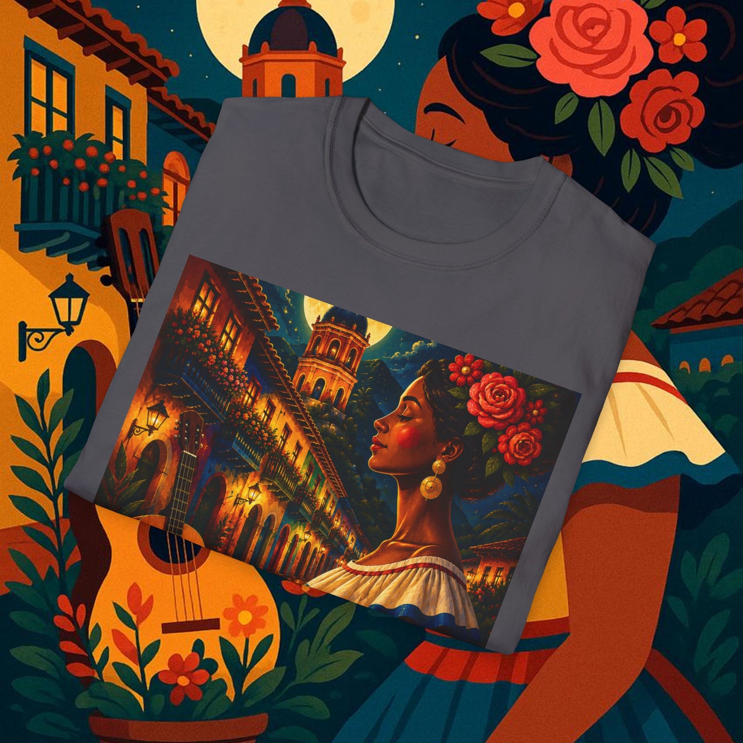 "Camiseta Colombia: Magia de Colores, Café y Tradición ☕🎨🌄"