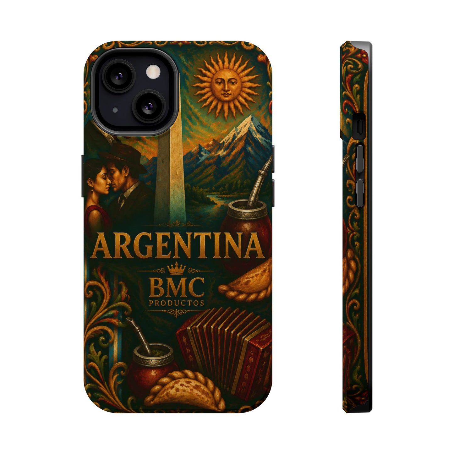 "Funda Magnética Reforzada Argentina: Pasión, Tradición y Tierra de Sueños🔥🏞️"