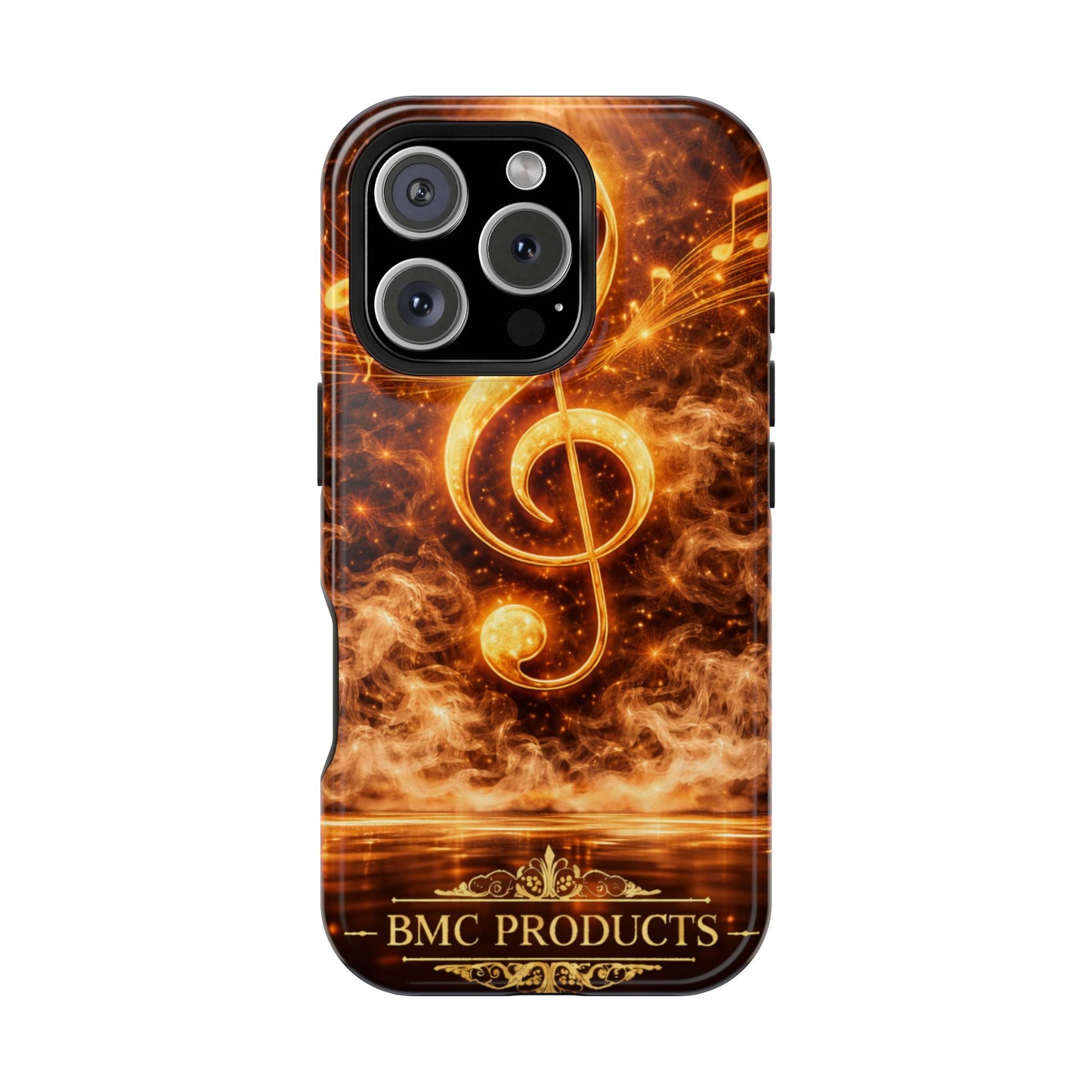 "Funda Magnética Reforzada Magnética Reforzada clave de sol 🎼🔥Donde nace una nota… nace una llama.” 🔥🎼