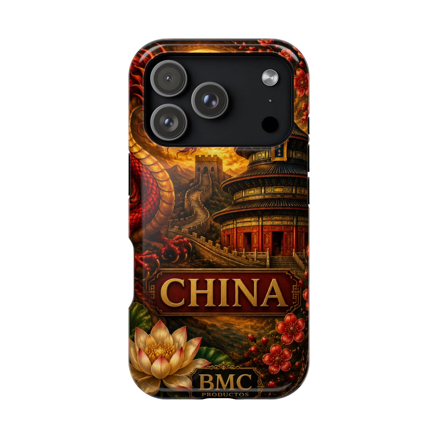 "Funda Magnética Reforzada Magnética Reforzada China – Dragones, murallas y leyendas eternas"