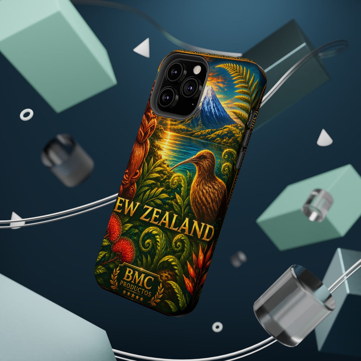 "New Zealand Reinforced Magnetic Case🏞️ – A paradise of nature and adventure"