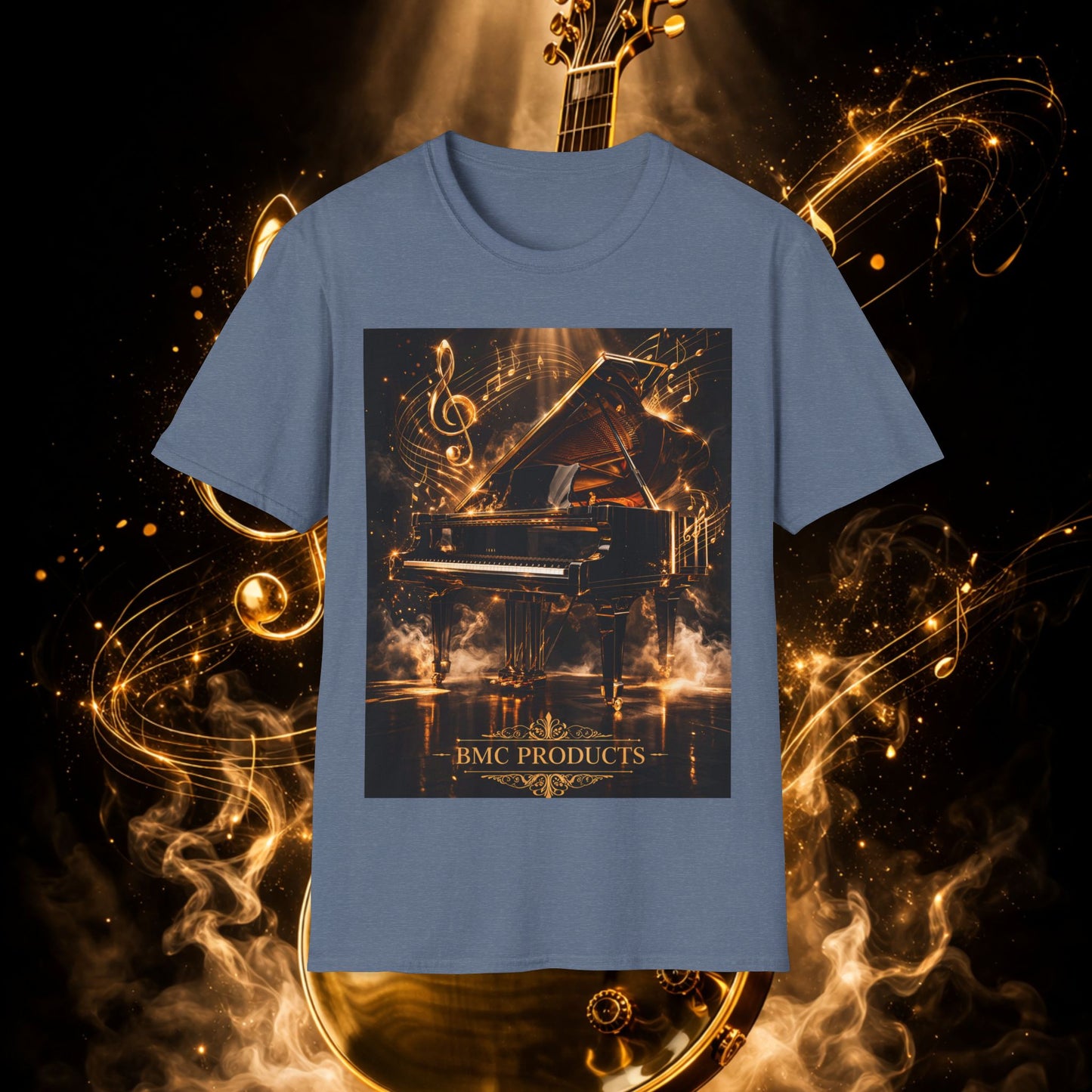 "Camiseta guitarra 🎸🔥Donde vibra una cuerda, nace una llamarada.” 🔥🎸