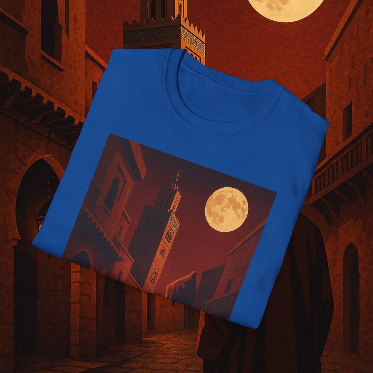 "Camiseta  Marruecos: Magia del Desierto y Ciudades de Mil Colores 🐪🏜️🕌"