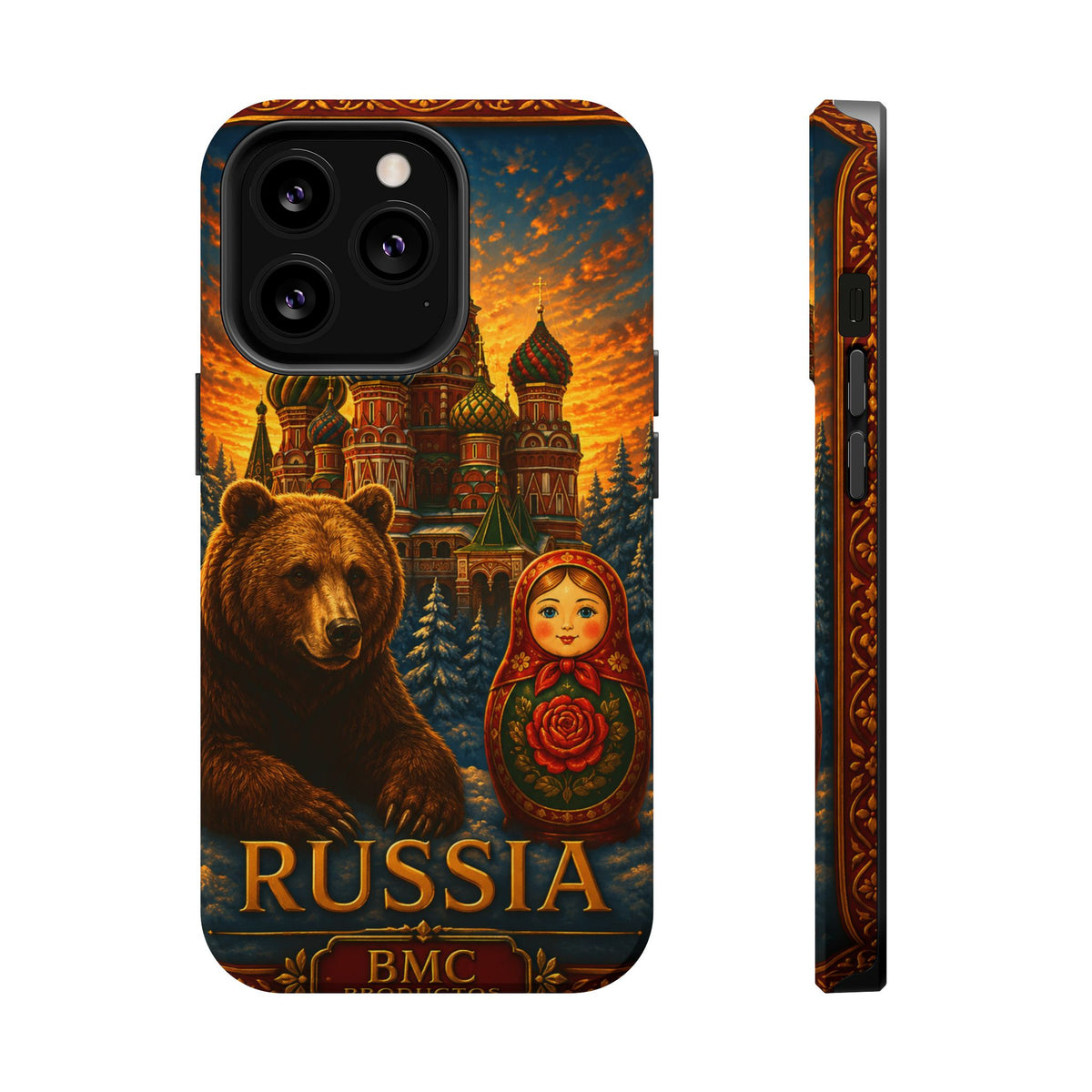"Reinforced Magnetic Case Russia❄️ – Land of history, mystery, and grandeur"