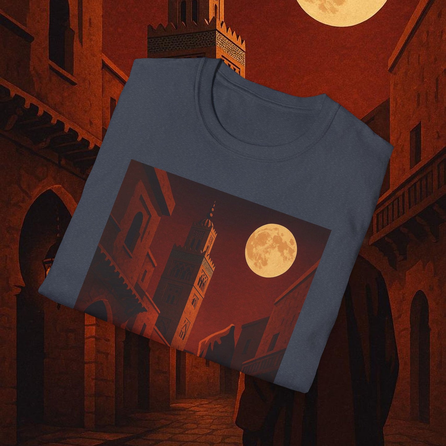"Camiseta  Marruecos: Magia del Desierto y Ciudades de Mil Colores 🐪🏜️🕌"