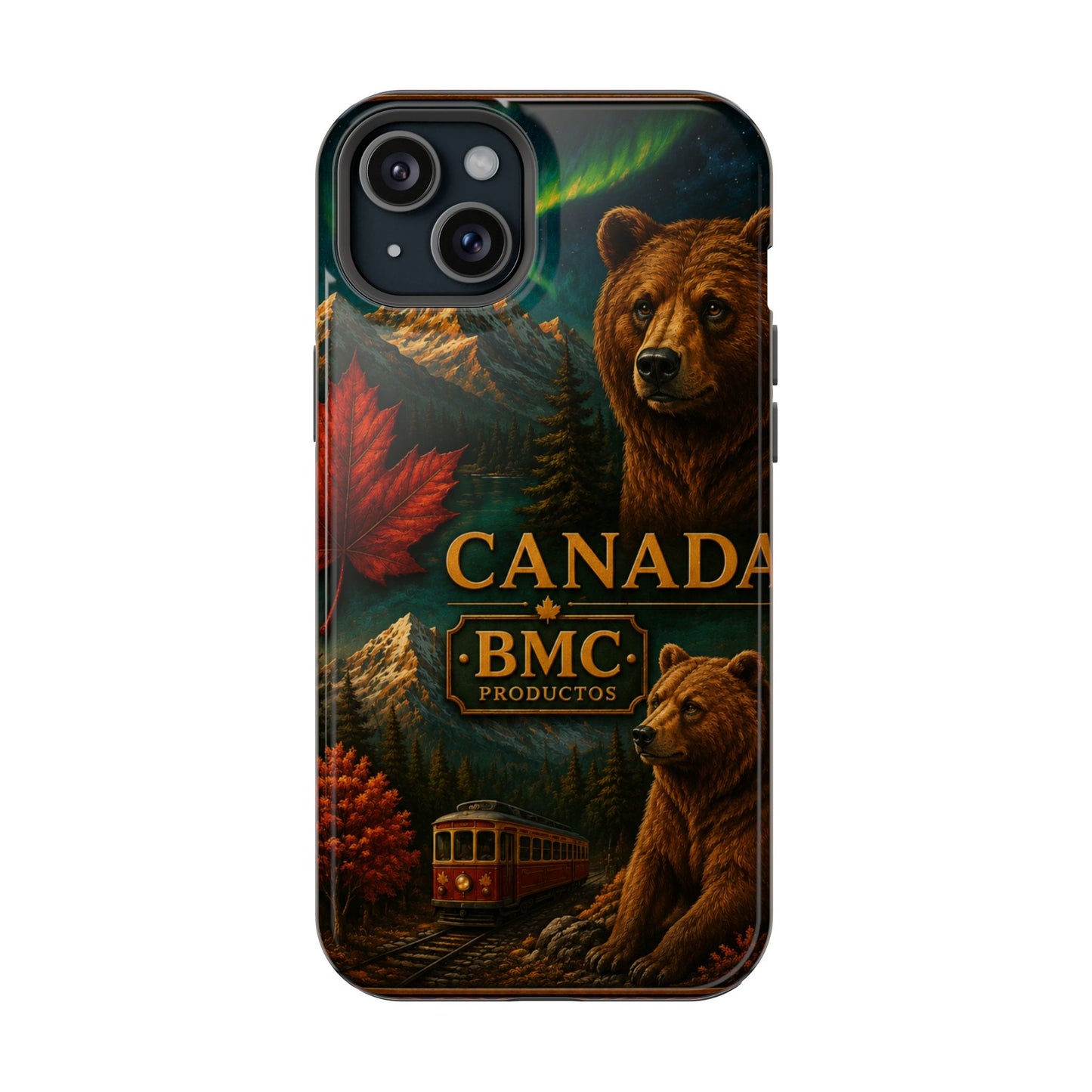 "Funda Magnética Reforzada Magnética Reforzada Canadá: Naturaleza Majestuosa y Espíritu Libre 🍁🏞️🦌"