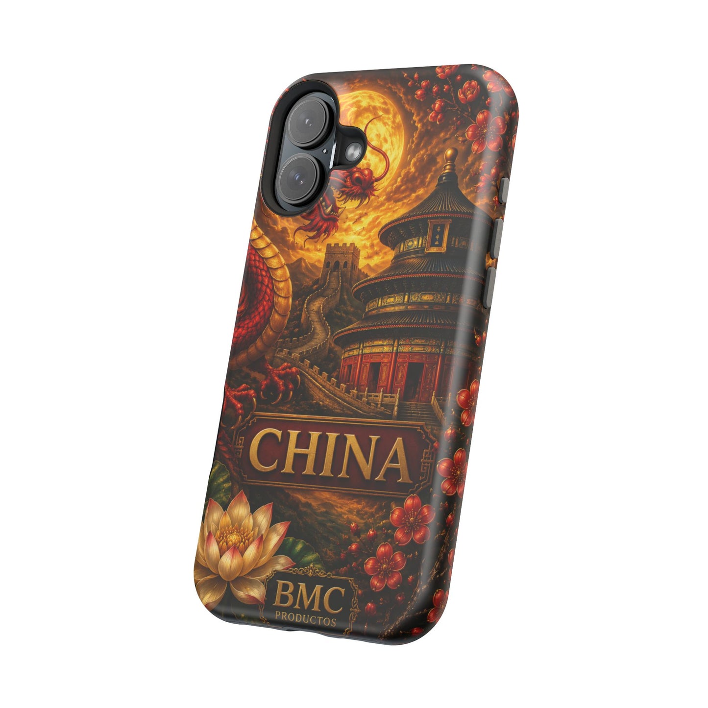 "Funda Magnética Reforzada Magnética Reforzada China – Dragones, murallas y leyendas eternas"