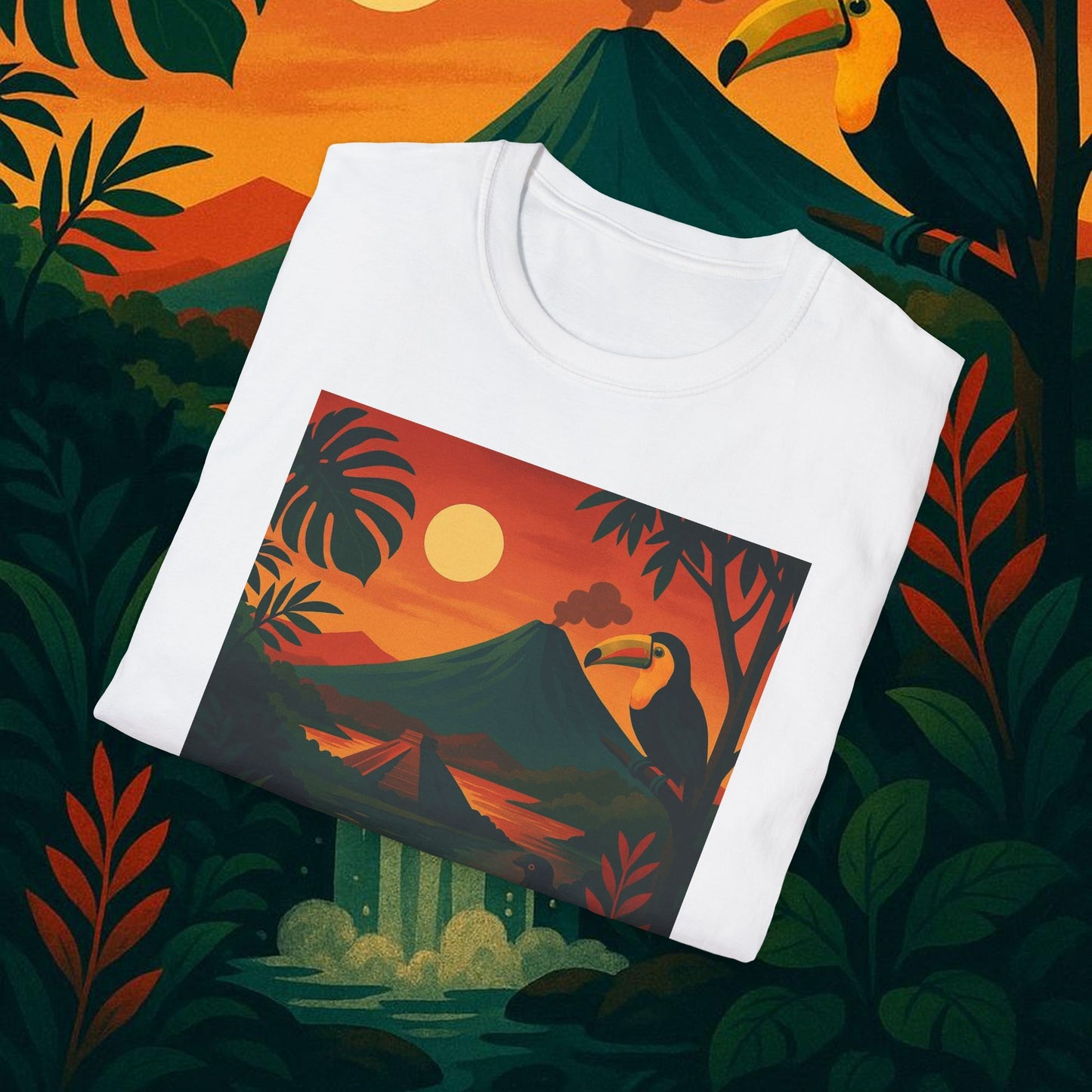 "Camiseta   Costa Rica: Pura Vida entre Volcanes y Selvas 🌋🌴🦜"