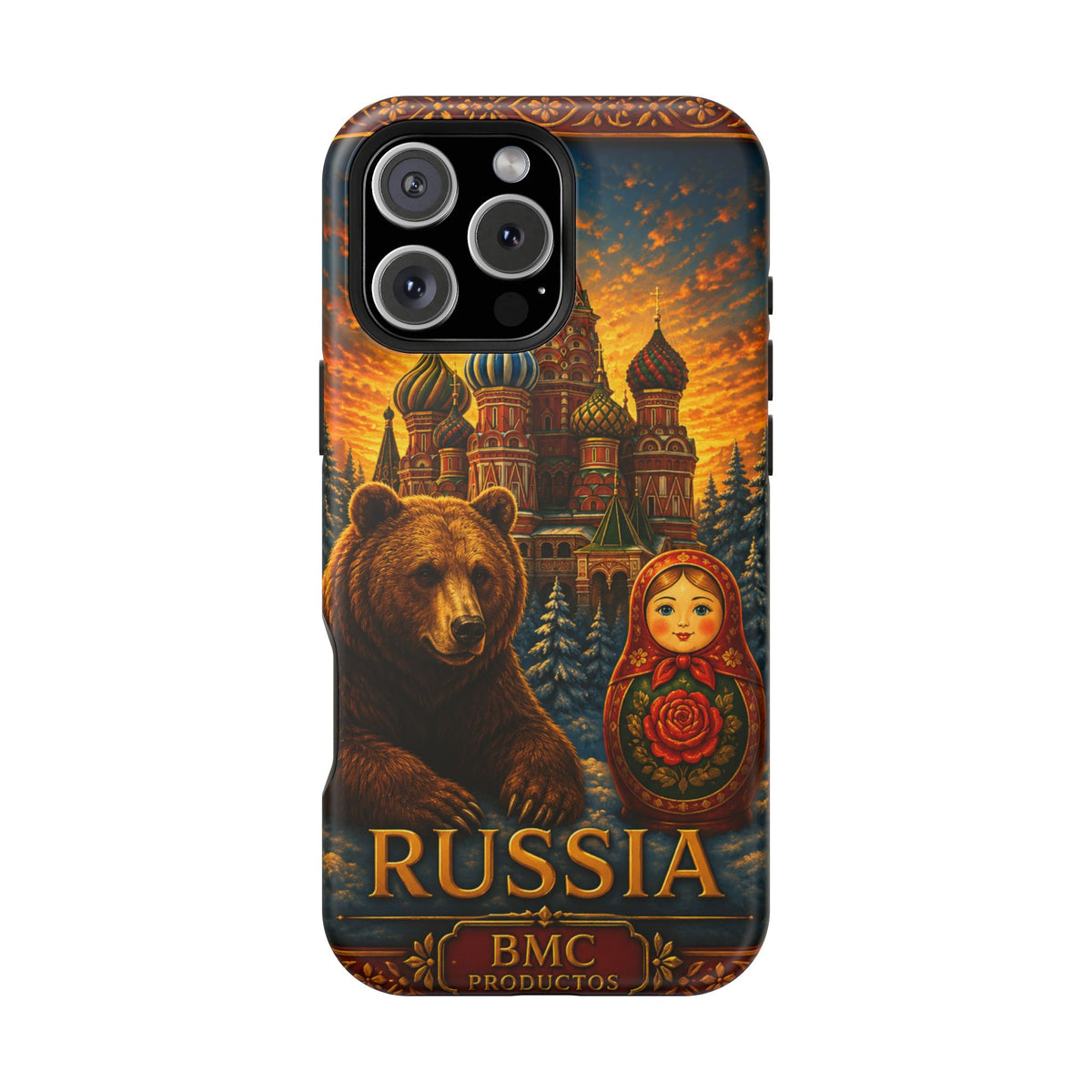 "Reinforced Magnetic Case Russia❄️ – Land of history, mystery, and grandeur"