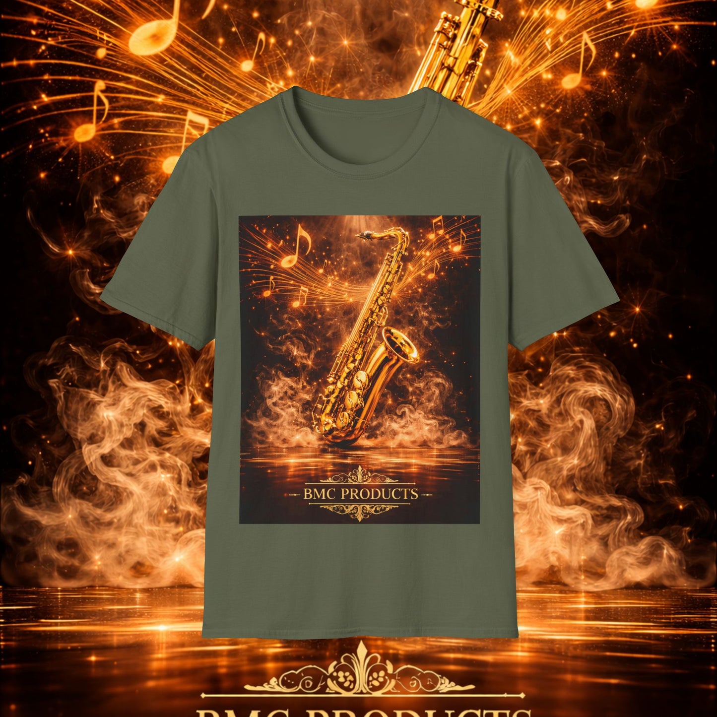 "Camiseta sax 🎷🔥 Haz que arda cada nota.” 🔥🎷