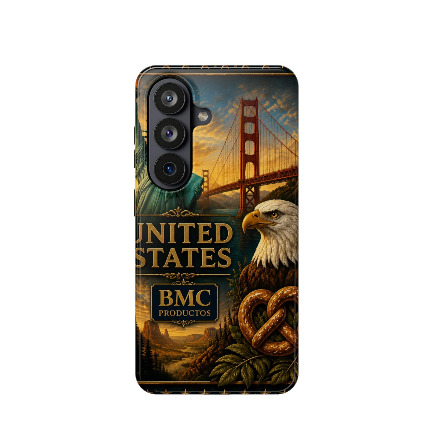 "Funda Magnética Reforzada Estados Unidos: Sueños, Libertad y Grandes Horizontes 🗽🏜️🌆"