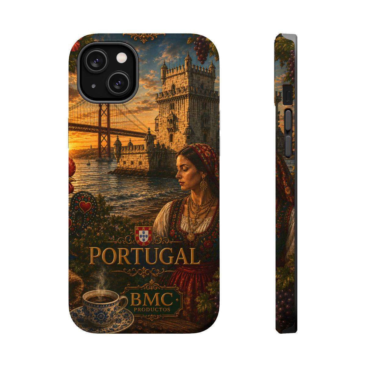 "Reinforced Magnetic Case Portugal: Atlantic Charm, Fados and Azulejos 🌊🎶🧿"