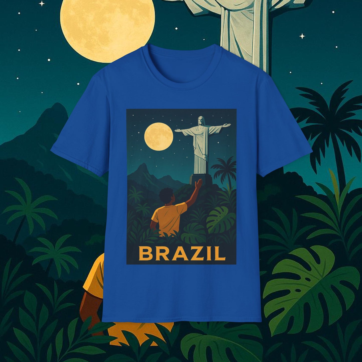 "Camiseta Brasil: Ritmo, Naturaleza y Alegría Infinita 🎶🌴🏖️"