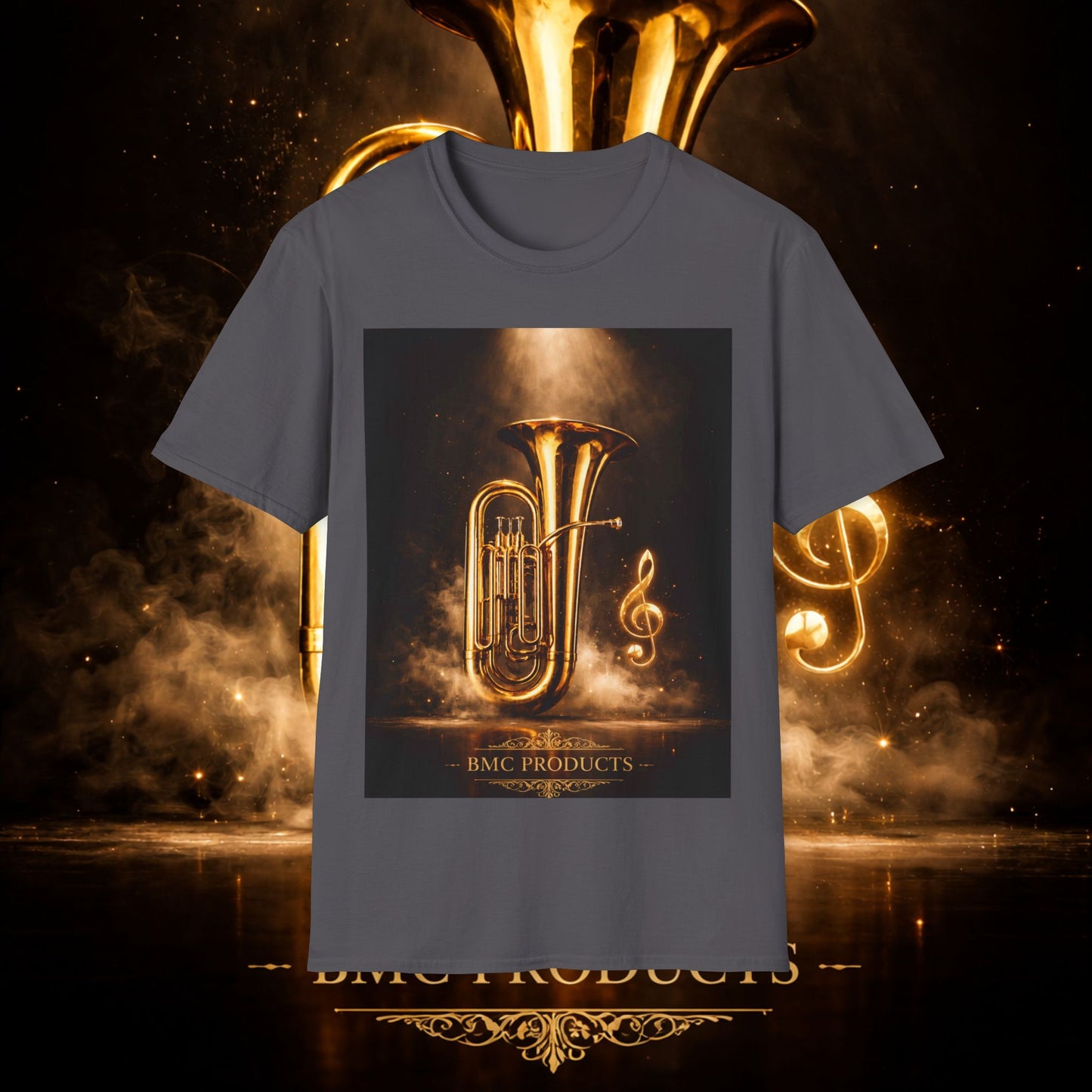 "Camiseta Tuba 🎺🔥 Cuando el alma suena, todo arde.”