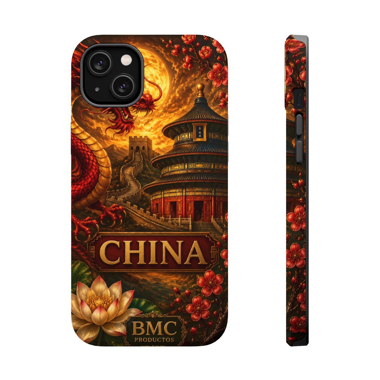 "Funda Magnética Reforzada Magnética Reforzada China – Dragones, murallas y leyendas eternas"
