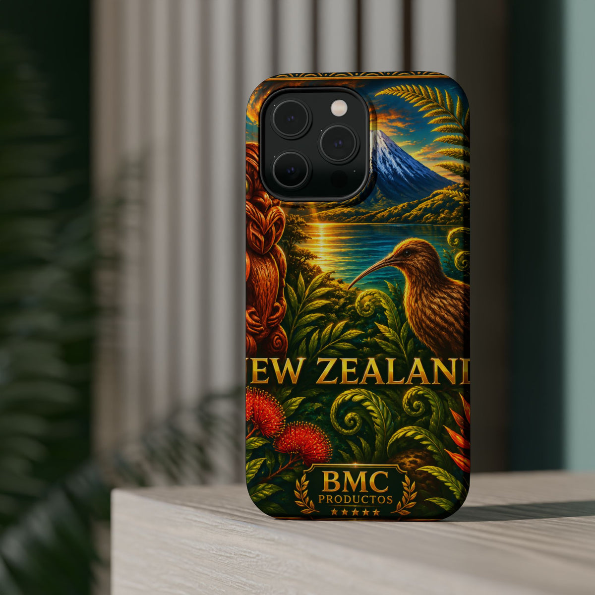 "New Zealand Reinforced Magnetic Case🏞️ – A paradise of nature and adventure"