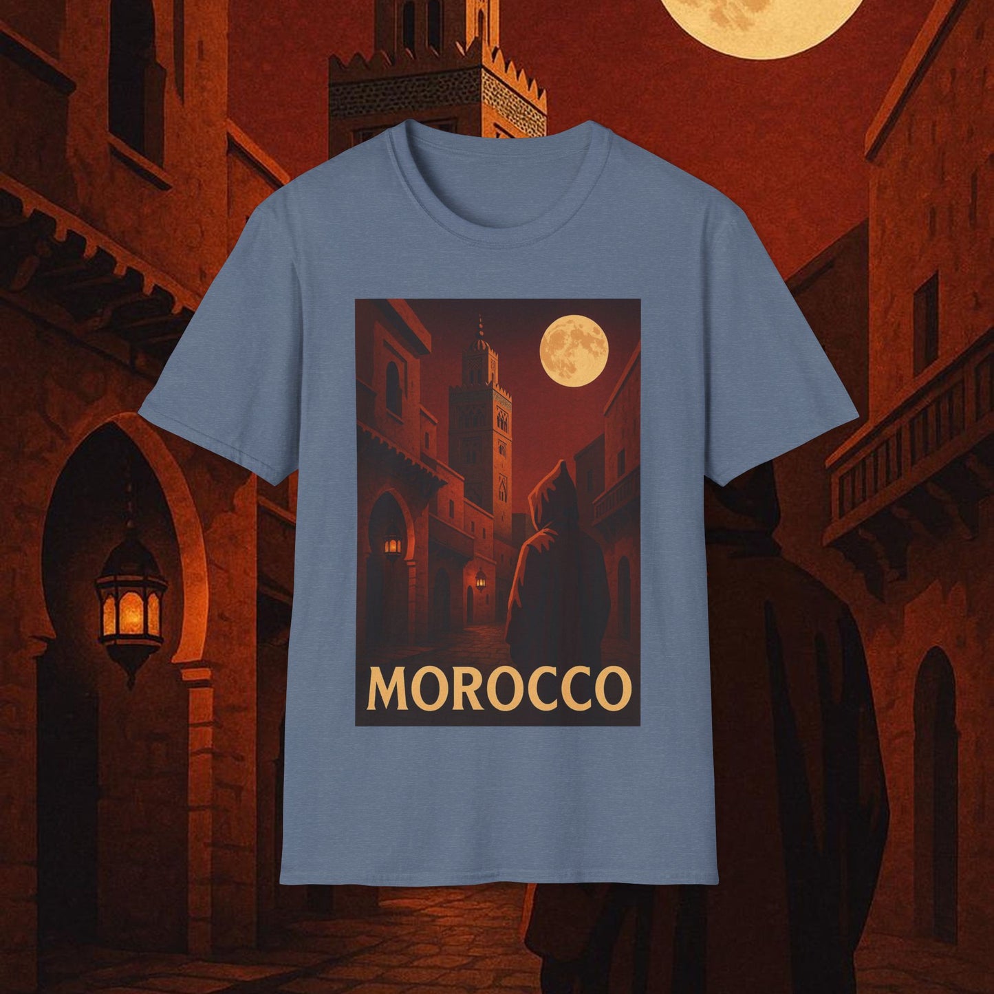 "Camiseta  Marruecos: Magia del Desierto y Ciudades de Mil Colores 🐪🏜️🕌"