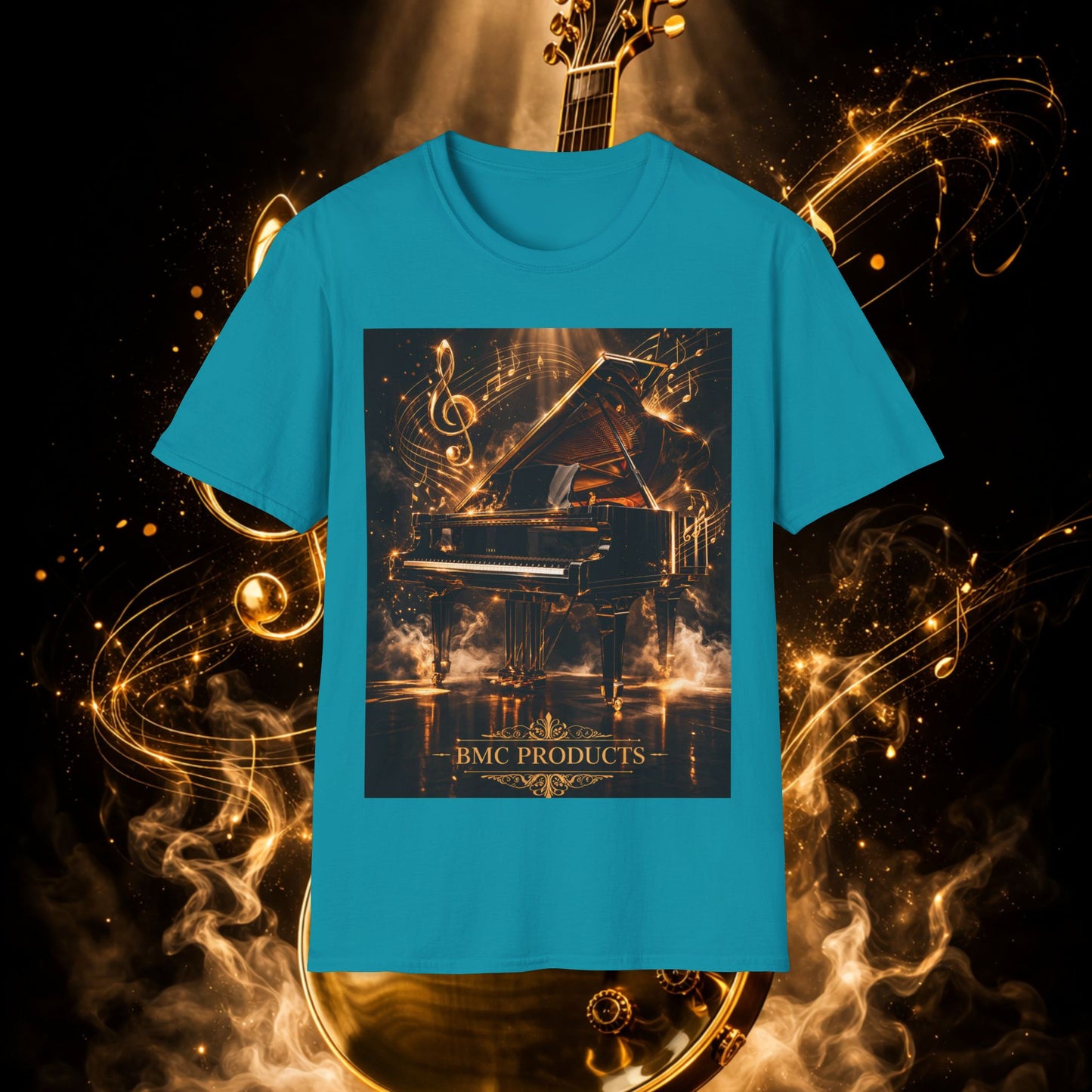 "Camiseta guitarra 🎸🔥Donde vibra una cuerda, nace una llamarada.” 🔥🎸