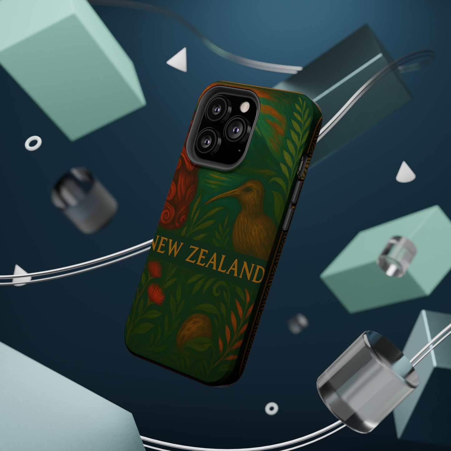 "Funda Magnética Reforzada Magnética Reforzada Nueva Zelanda🏞️ – El paraíso de la naturaleza y la aventura"