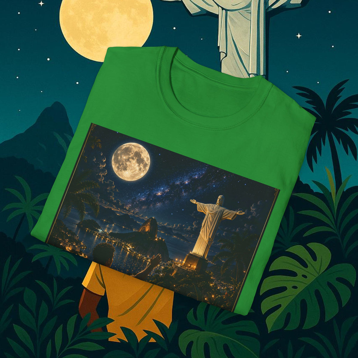 "Camiseta Brasil: Ritmo, Naturaleza y Alegría Infinita 🎶🌴🏖️"