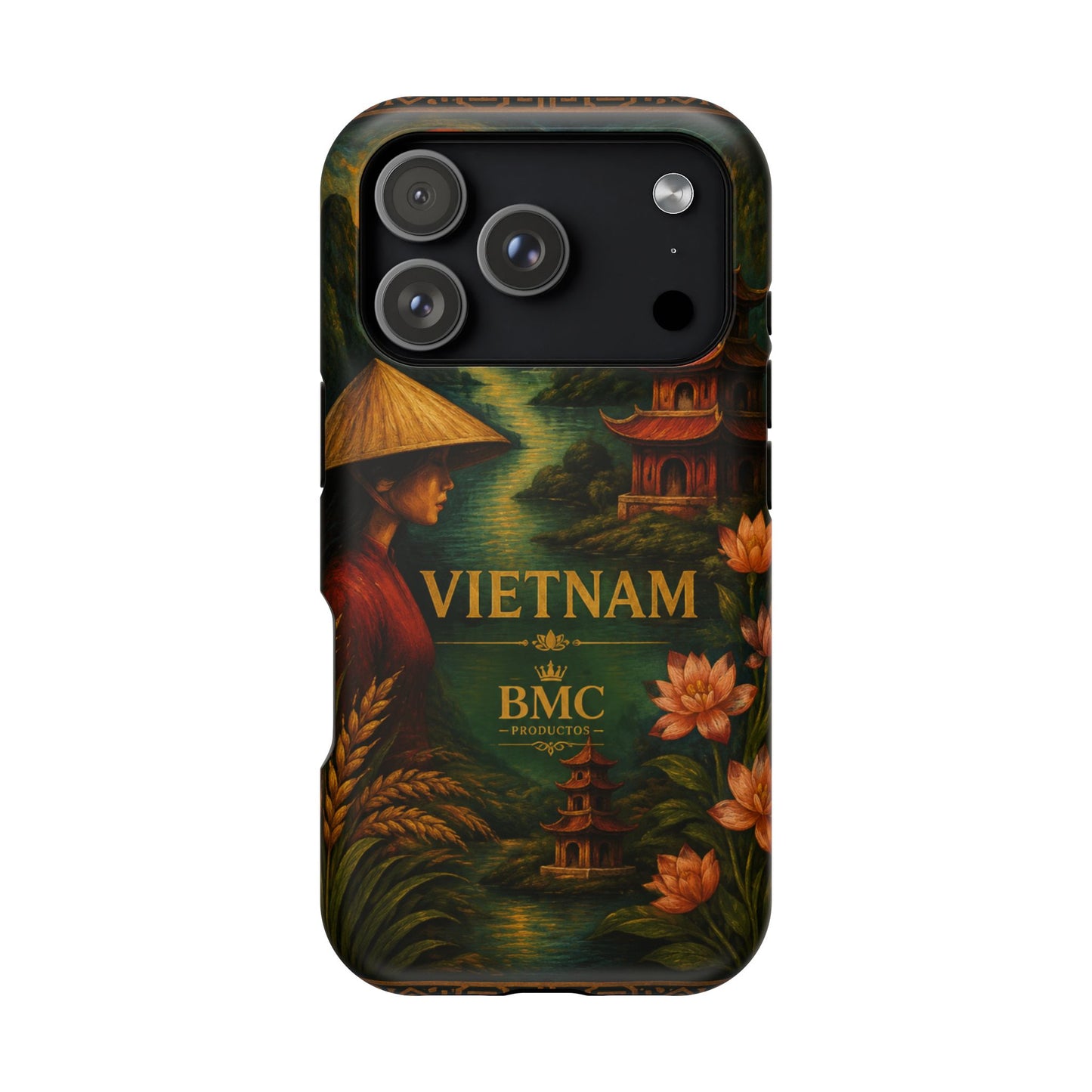 "Funda Magnética Reforzada Magnética Reforzada  Vietnam: Tradición, Naturaleza y Leyendas Ancestrales 🎋🏯🐉"