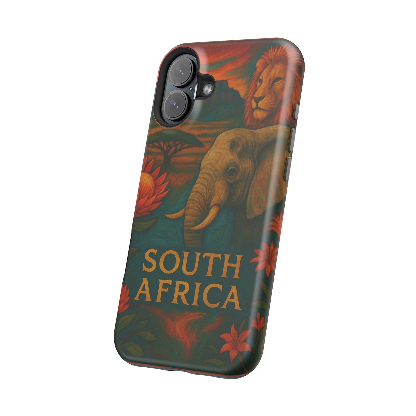 "Funda Magnética Reforzada Magnética Reforzada Sudáfrica 🌍 – Un mundo de aventuras y diversidad"
