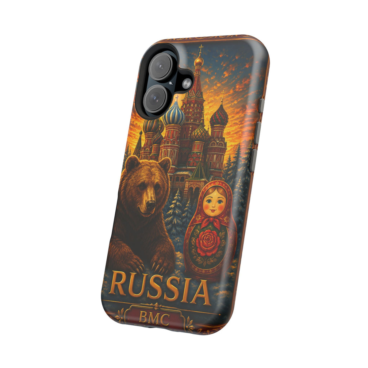"Reinforced Magnetic Case Russia❄️ – Land of history, mystery, and grandeur"