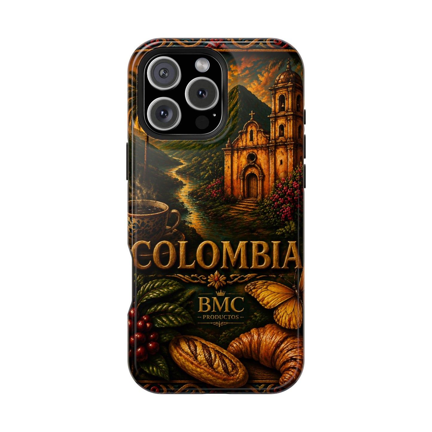 "Funda Magnética Reforzada Colombia: Magia de Colores, Café y Tradición ☕🎨🌄"