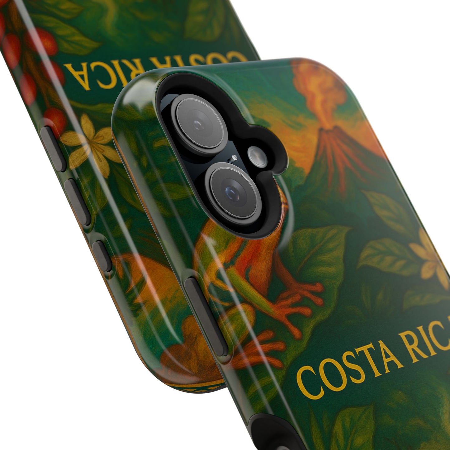 "Funda Magnética Reforzada Magnética Reforzada Costa Rica: Pura Vida entre Volcanes y Selvas 🌋🌴🦜"
