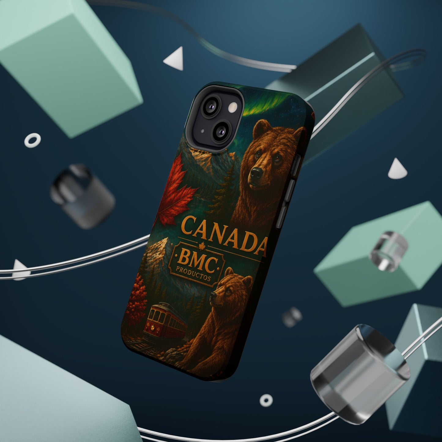 "Funda Magnética Reforzada Magnética Reforzada Canadá: Naturaleza Majestuosa y Espíritu Libre 🍁🏞️🦌"