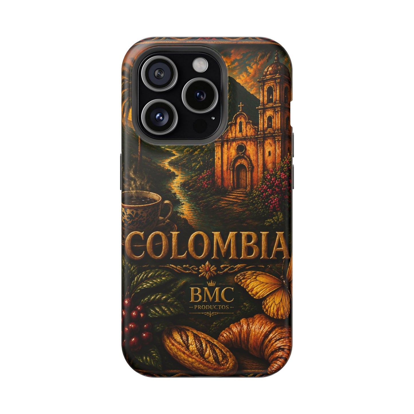 "Funda Magnética Reforzada Colombia: Magia de Colores, Café y Tradición ☕🎨🌄"