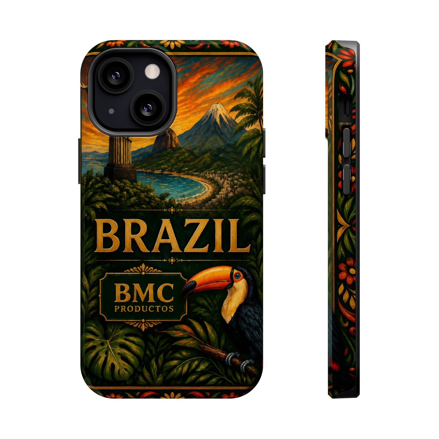 "Funda Magnética Reforzada Magnética Reforzada Brasil: Ritmo, Naturaleza y Alegría Infinita 🎶🌴🏖️"
