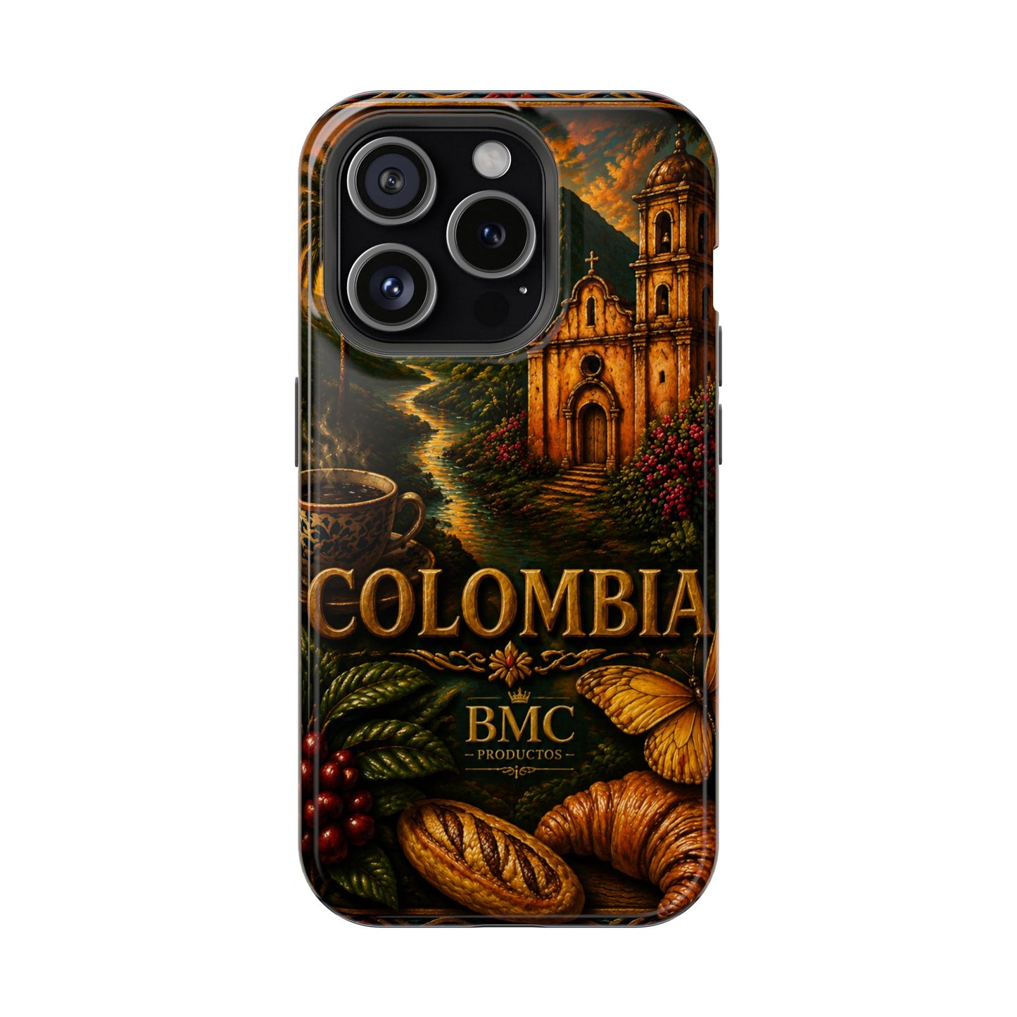"Funda Magnética Reforzada Colombia: Magia de Colores, Café y Tradición ☕🎨🌄"