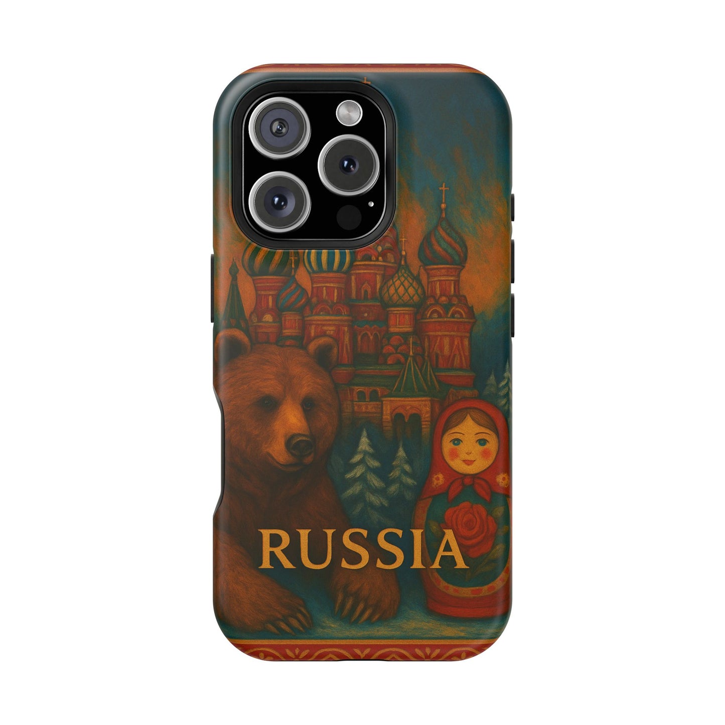 "Reinforced Magnetic Case Russia❄️ – Land of history, mystery, and grandeur"