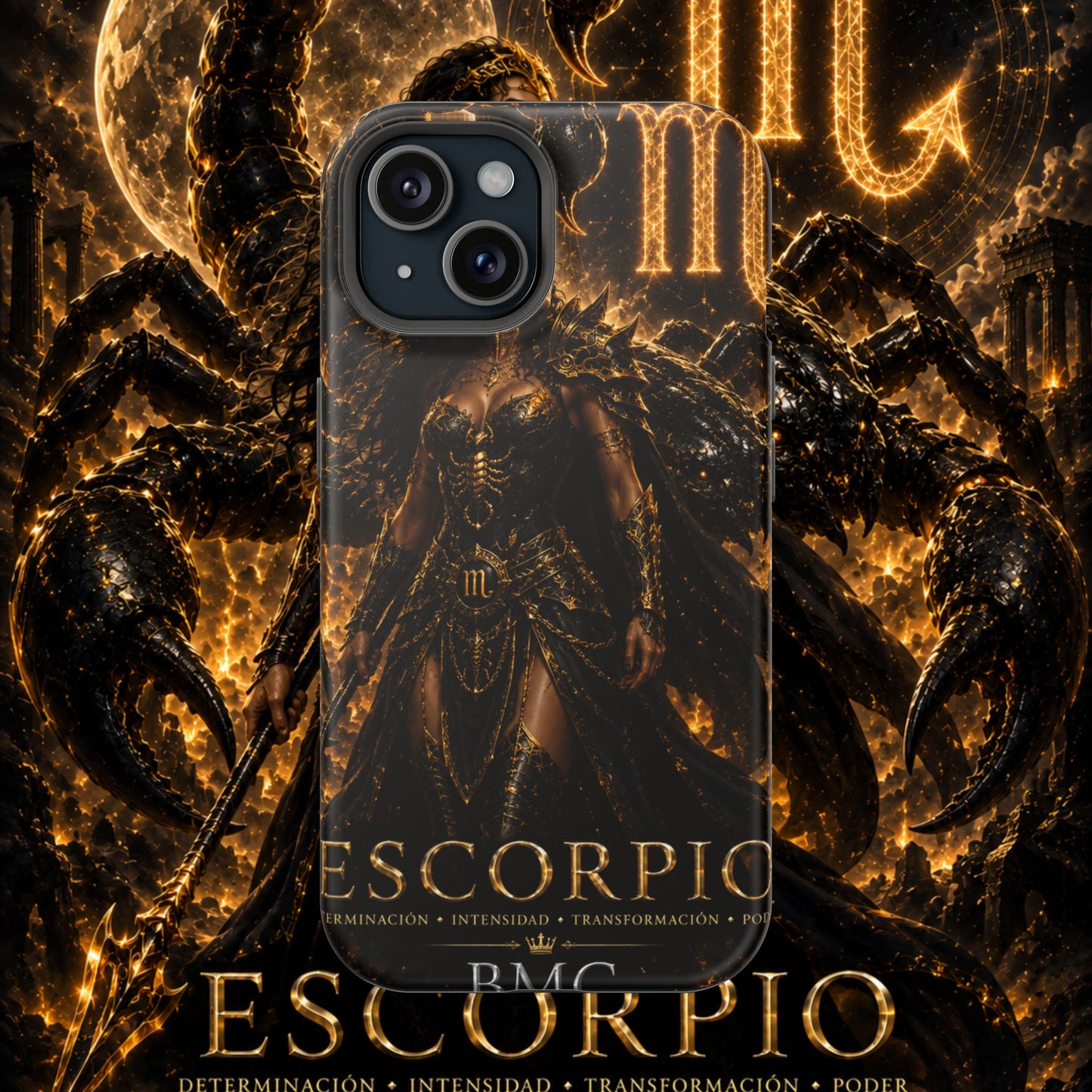 "Funda Magnética Reforzada ESCORPIO M –La Vigilante de las Sombras"