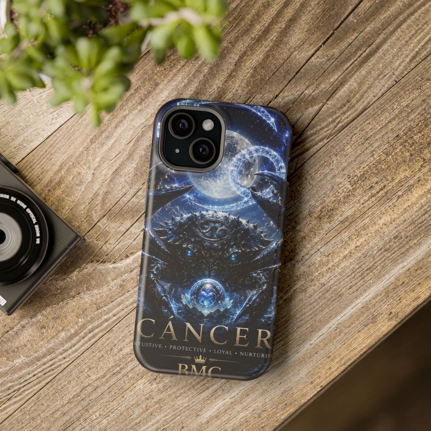 "Funda Magnética Reforzada ♋ Cáncer — Guardián de las profundidades""