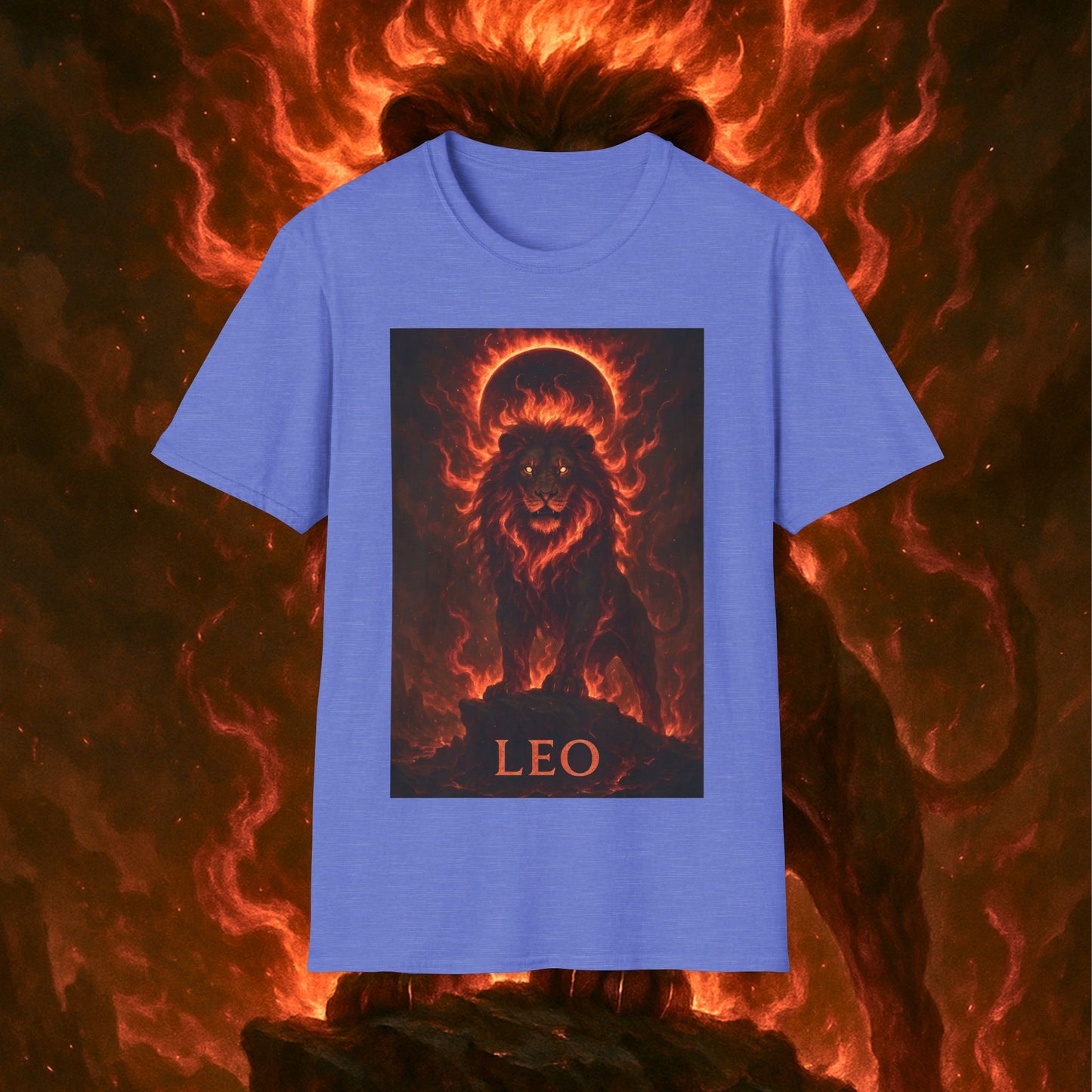 "Camiseta ♌ Leo — Soberano del fuego eterno"