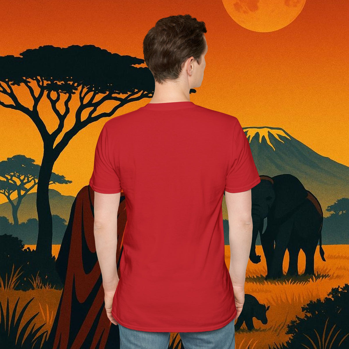 "Camiseta Kenia: Aventura Salvaje y Tierra de Horizontes Infinitos 🦁🌄🏕️"