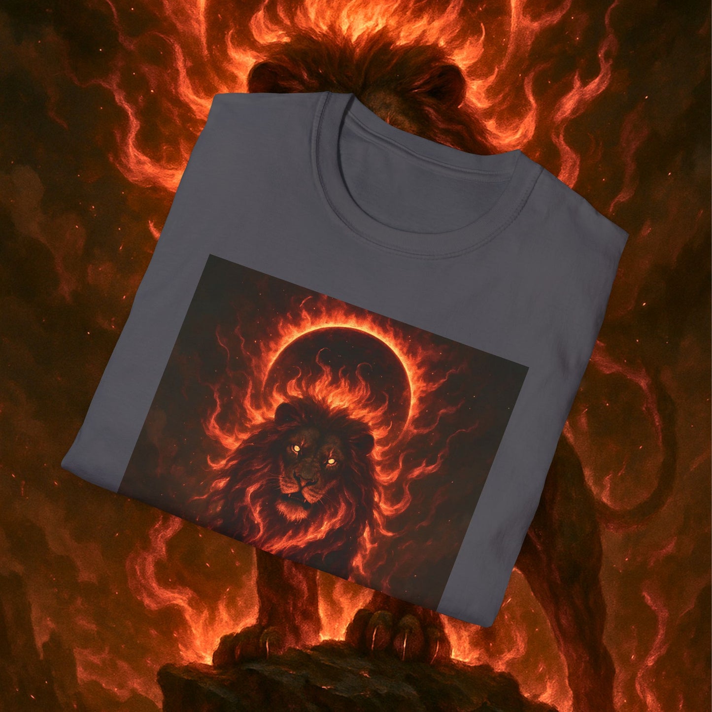 "Camiseta ♌ Leo — Soberano del fuego eterno"