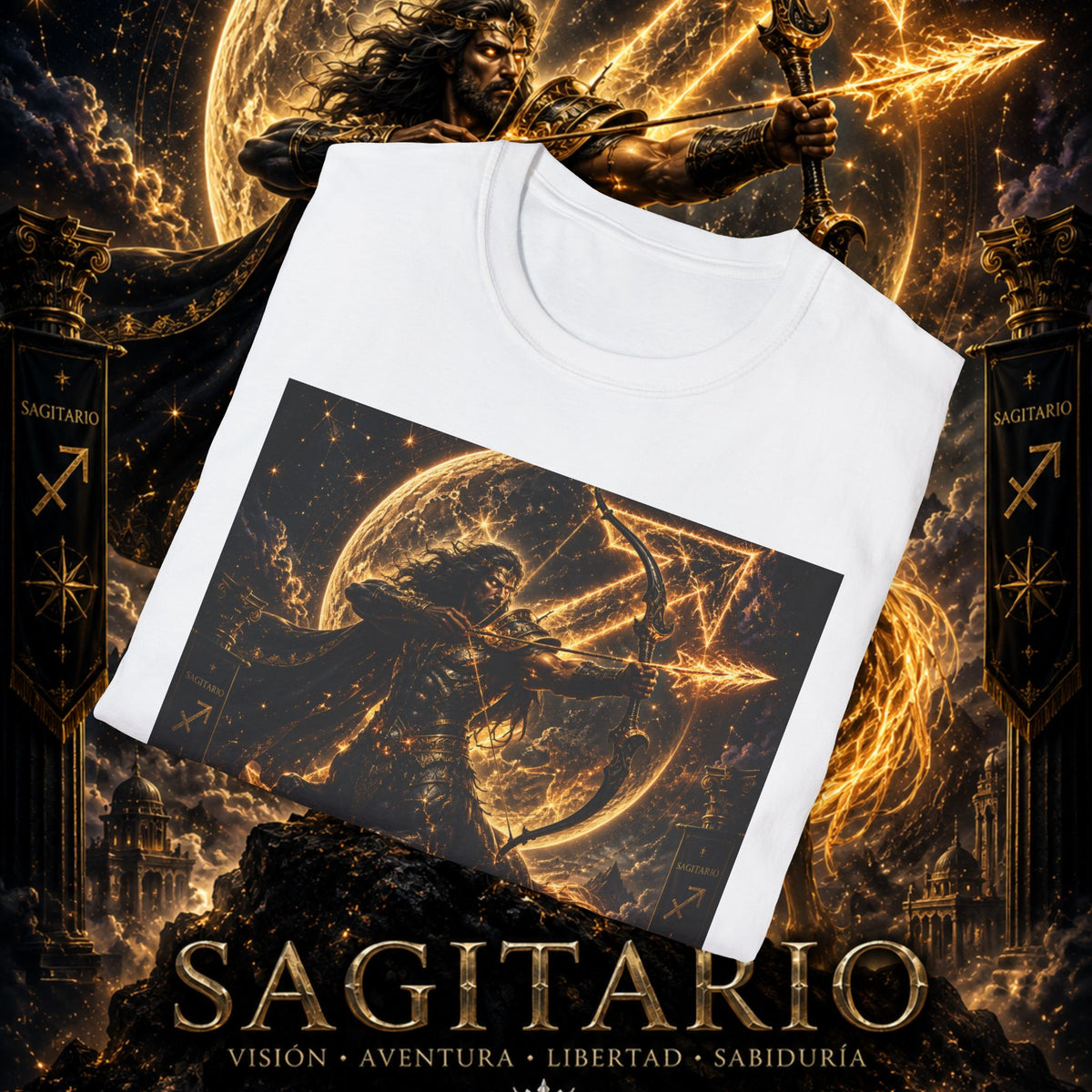 "Camiseta Sagitario – El Cazador del Horizonte"