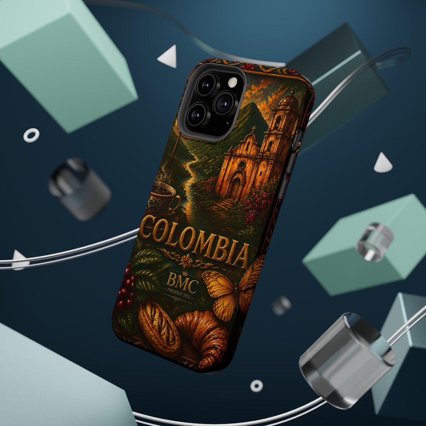 "Funda Magnética Reforzada Colombia: Magia de Colores, Café y Tradición ☕🎨🌄"