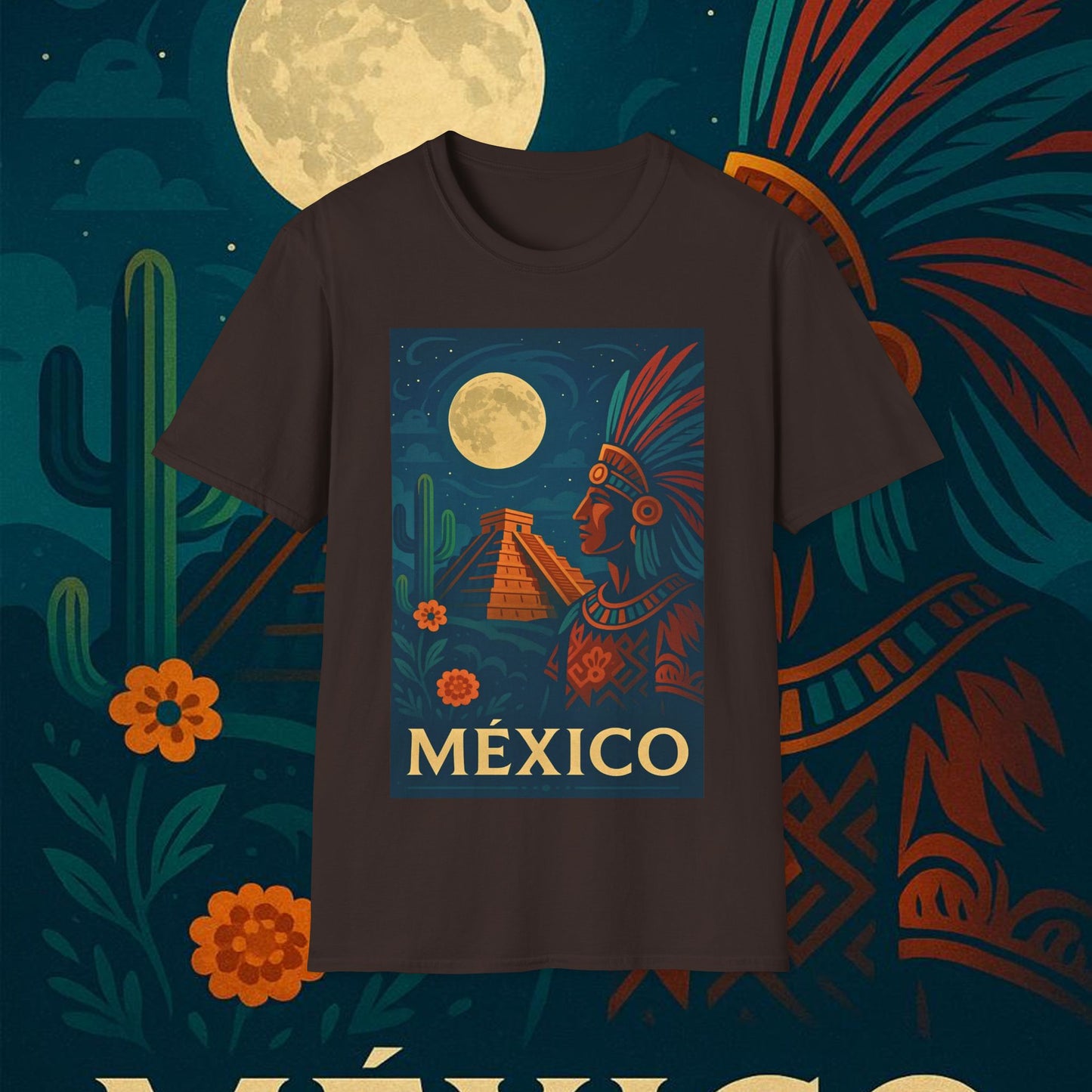 "Camiseta México: Tierra de Colores, Cultura y Corazón 🌵🎉🪅"