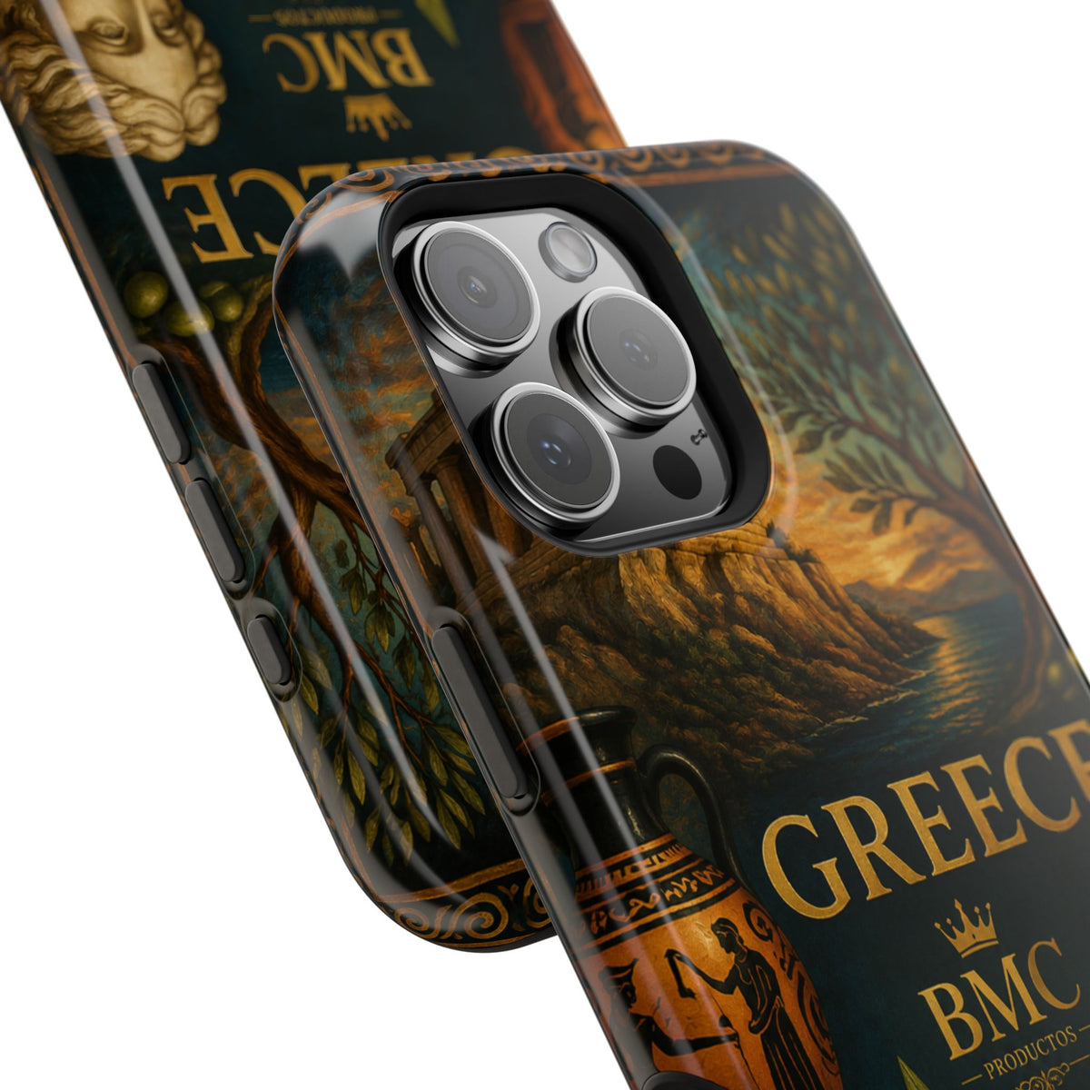 "Funda Magnética Reforzada Magnética Reforzada Grecia: Cuna de Dioses, Maravillas y Filosofía 🌊🏛️⚡"