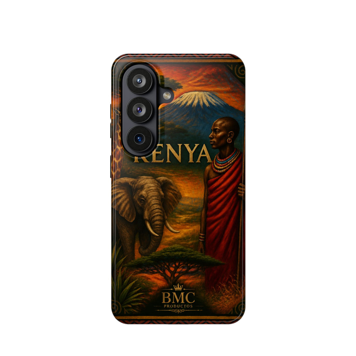 "Reinforced Magnetic Case Kenya: Wild Adventure and Land of Infinite Horizons 🦁🌄🏕️"