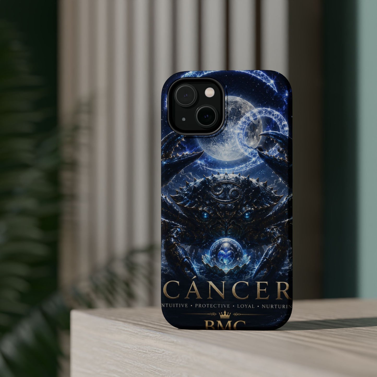 "Funda Magnética Reforzada ♋ Cáncer — Guardián de las profundidades""