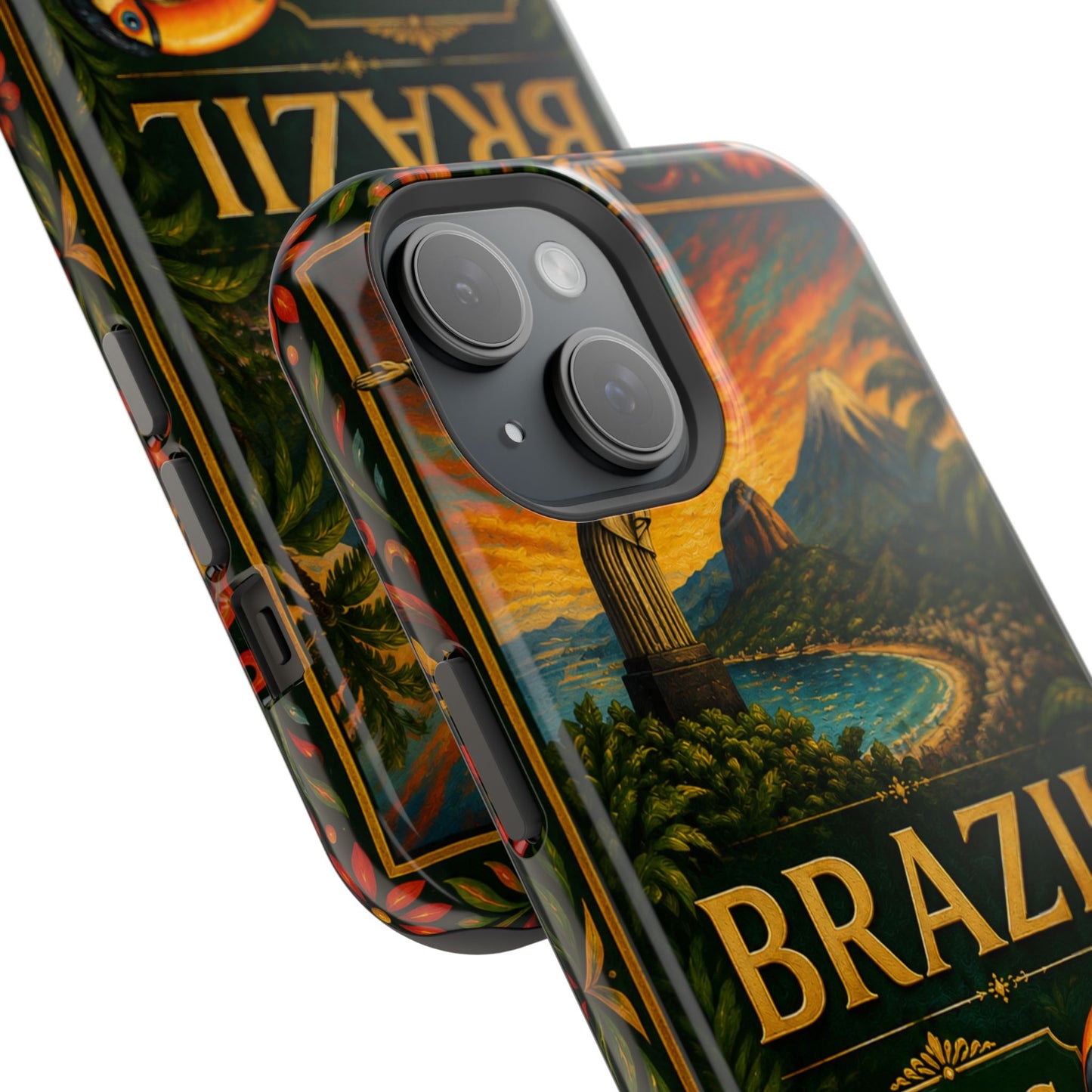 "Funda Magnética Reforzada Magnética Reforzada Brasil: Ritmo, Naturaleza y Alegría Infinita 🎶🌴🏖️"