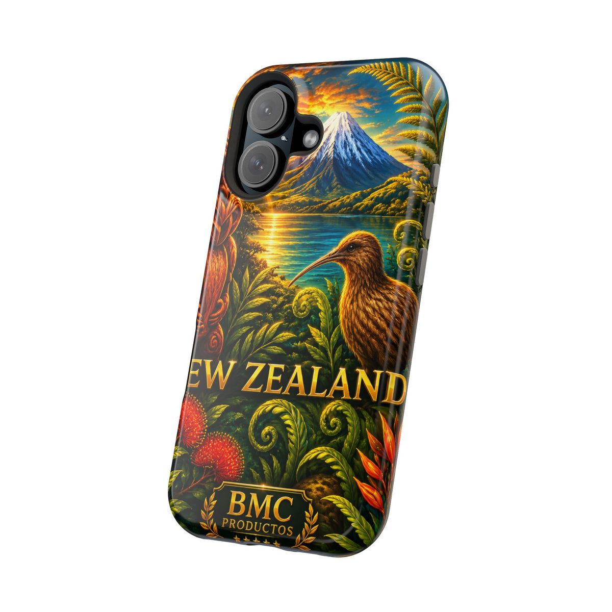 "New Zealand Reinforced Magnetic Case🏞️ – A paradise of nature and adventure"