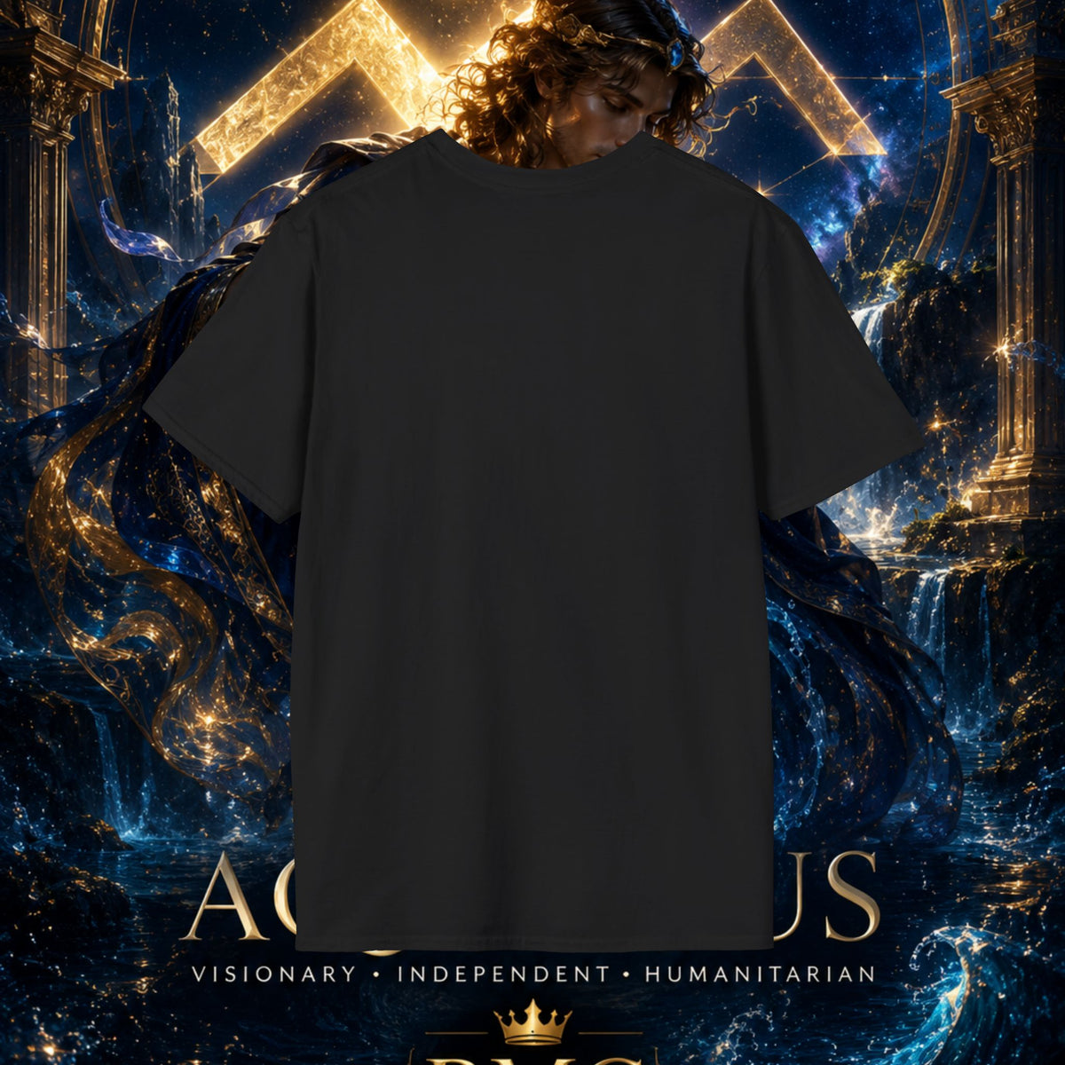 "Camiseta ♒ ACUARIO – El Visionario del Cielo y el Agua"
