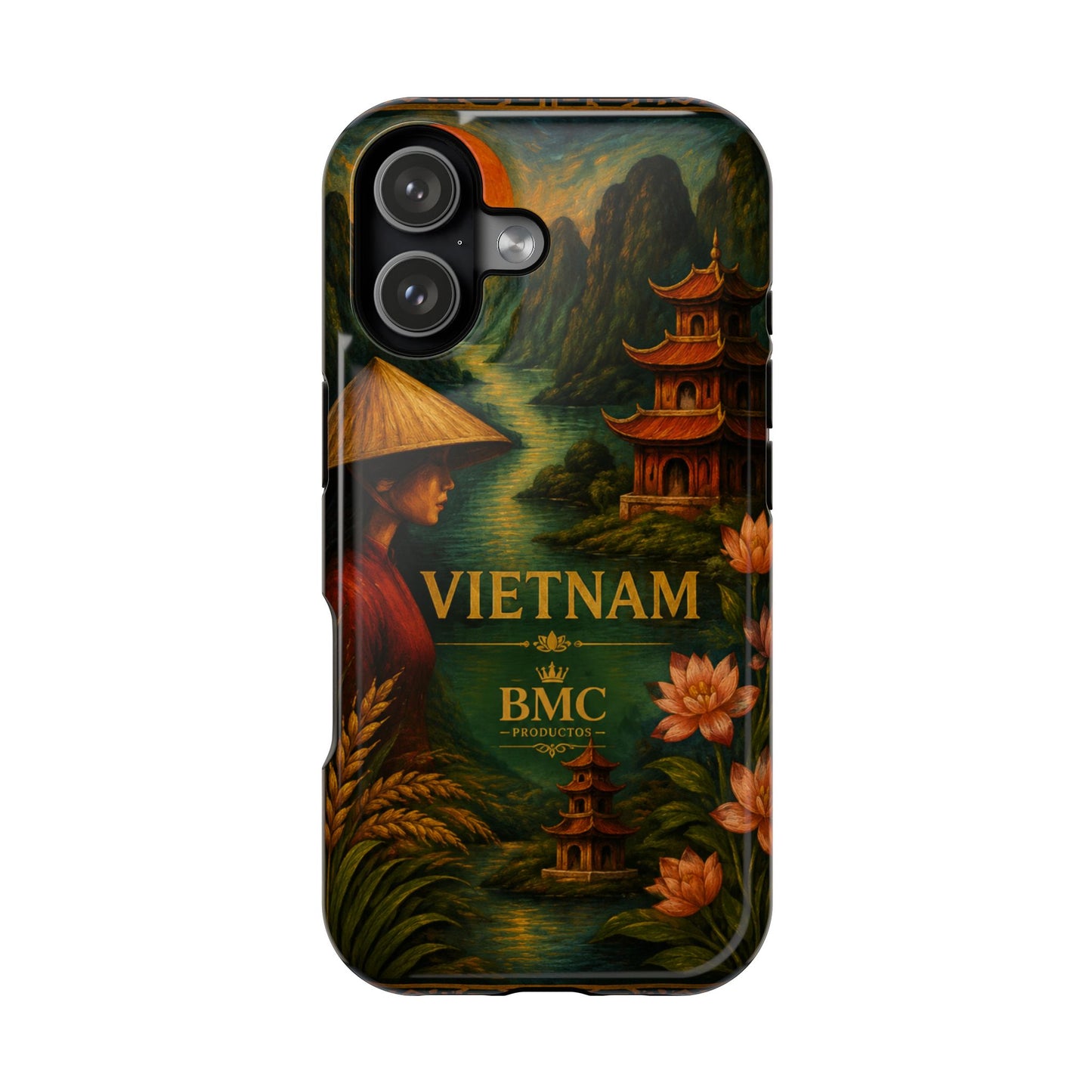 "Funda Magnética Reforzada Magnética Reforzada  Vietnam: Tradición, Naturaleza y Leyendas Ancestrales 🎋🏯🐉"